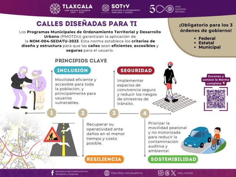 CALLES DISEÑADAS PARA TI